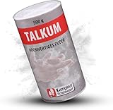 Langlauf Schuhbedarf Talkum Puder 1 x 500g für Silikon & Gummipflege, Gleitmittel Latex, Trennmittel Metallguss, Haushalt & Werkstatt I Talkum-Pulver Streudose zur Gummipflege I Talcum Powder