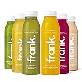 FRANK. 5 Tages Saftkur Starter - 30 kaltgepresste, vegane Säfte a 330ml, 5 Bio Ingwershots, 1 Kräutertee, Ideale Fasten-Kur aus frischem Obst & Gemüse, Premium Qualität (inkl. 7,50€ Einweg-Pfand)