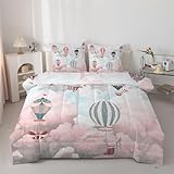 4 Jahreszeiten Bettdecke 200x220 cmFantasie Steppdecke Waschbare Leicht Weiche Schlafdecke 200GSM Ganzjahresdecke Mädchen (Kinder) Bettdecke ohne Bezug Nutzbar mit 2 Kissenbezug 80x80cm VX62