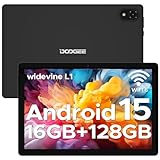 DOOGEE U10 2025 Neueste Android 15 Tablet 10 Zoll, 16GB RAM+128GB ROM (2TB TF) Kinder Tablets PC 5060mAh Gaming Tablet Android, Widevine L1/ 8MP+5MP Dual Kamera/WiFi 6/ Type C/ 3.5mm Kopfhörerbuchse