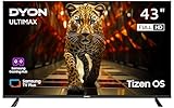 DYON ULTIMAX 43F-TI - 43 Zoll (108 cm) Fernseher (1080p, Full-HD Smart TV, Tizen OS, Triple Tuner (DVB-C/-S2/-T2), Samsung Smart & Gaming Hub, Prime Video, Netflix, Disney+) [2025]