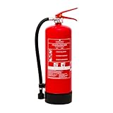 Häger - Feuerlöscher 6L Schaum [AB Löscher] - Schaumlöscher für Haushalt, Gewerbe & Industrie - Mit Prüfnachweis-Zertifikat, Jahresmarke, Standfuß und Wandhalterung, DIN EN 3