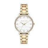 Michael Kors - Pyper Collection, Goldfarbene Armbanduhr aus legiertem Stahl für Damen MK4666