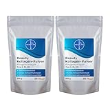 HERRLAN® Beauty Collagen Pulver 2 x 500 g – hochdosiertes Kollagen Hydrolysat Typ 1, 2, 3 – GESCHMACK- & GERUCHLOS - ohne Zusätze – reine Peptide – Premium-Qualität – Made in Germany