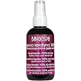 Flüssiges Keratin 100% fur starkes Haar, glänzendes Haar gegen gespaltene und abgebrochene Haarspitzen 100 ml BINGOSPA