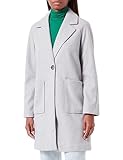 ONLY Damen ONLNEWVICTORIA Life Coat OTW NOOS Mantelkleid, Steeple Gray/Detail:Melange, M