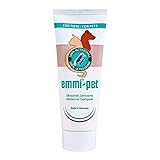 emmi-pet 3x Hunde-Zahncreme für Ultraschall-Zahnbürste I Hundezahnpasta geeignet für alle Hunderassen jeder Größe&jeden Alters I Vegan, ohne Titandioxid, Sorbitol, Fluorid&Parabene, Ohne Tierversuche