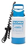 GLORIA FoamMaster FM 30 | Schaumsprüher | 3 L Füllinhalt | Drucksprüher zur Fahrzeugreinigung | Austauschbare Schaumpatronen | 2 m Spiralschlauch, Handbetrieben