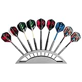 Vertikale Dartscheibe – Professioneller Wandständer, Massivholzregal, stabiler Holzspitzenschutz, dekorativer Spielzimmer-Aufhänger, robuste vertikale Unterstützung für Stahlspitzenpfeile