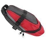 PAMINGONO Fahrrad Satteltasche Mountainbike unter Sitz Aufbewahrungstasche Nylon Großes Fassungsvermögen Reißverschluss Heckpacktasche für Herren Damen