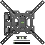 USX-MOUNT TV Wandhalterung Schwenkbar Neigbar Ausziehbar für 26-55 Zoll TV und Monitore, max. VESA 400x400, Universelle TV-Wandhalterung bis zu 35 kg