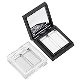 minkissy 2 Stück Lidschatten-Tablett Rouge-Palette Highlighter Make -up -Palette Organizer für Make-up-Paletten Make-up-Platte Flip-Phone-Make-up-Palette Plastik