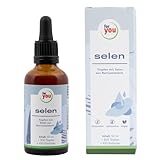 for you selen Tropfen - Mit Milchsäure für die ideale Aufnahme - 220µg Natriumselenit davon 100µg Bioaktives Selen pro 2 TROPFEN - hohe Bioaktivität - laborgeprüfter Premium-Wirkstoff