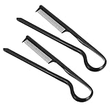 VALICLUD 2Stücke Förmige Haarkämme Haarglätter Styling Werkzeug für Friseure Schnelles Haarstyling und Präzise Schnitte für Salon und Zuhause
