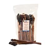 Tiernahrung Schwenner – Ochsenziemer für Hunde – 30cm große Kauartikel - 8 Stck. für langanhaltenden Kauspaß