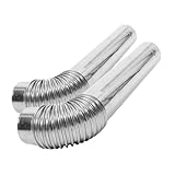 1 Satz Hitzebeständige Schornsteinverlängerung Teiliges für Öfen Kompatibel mit Holzheizungen und Anderen Heizgeräten zu Installieren für Innen und Außenanwendungen