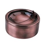 EPIGEIST Windfester Aschenbecher Nachweisen Aschenbecher Für Draußen Deckel Tragbarer Aschenbecher Raucher Aschenbecher Im Freien Automatisch Edelstahl Aschenbecher Aschenbecher