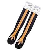 Beejune Chicken Leg Socks Herren - Witzige Hühner Socken für Erwachsene