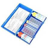 YOSADIER Pool Testkit mit Reagenzien für Ph und Chlormessung Tragbar Präzise Wasserqualitätstests für Schwimmbad und Spa