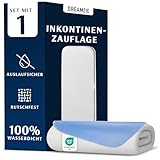 Dreamzie Inkontinenzunterlage Waschbar 70 x 100 cm - Matratzenschoner Saugfähig und Wasserdicht - Inkontinenz Bettunterlage