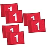 JOINPAYA 3 Sätze Golf Trainingsflaggen Golfplatzflaggen Mit Nummerierung Und Langlebig Für Präzises Für Putting Übungen Und Golfplatztraining 2 Stücke * 3