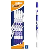 BIC Tintenkiller, 4 Stück, Tintenlöscher schmierfest, Ideal für das Büro, das Home Office oder die Schule