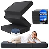 Koalakraft® Duo Premium Klappmatratze wendbar [H2 & H3] 2 Härtegrade, Gästebett klappbar | extra Dicke Faltmatratze, ergonomische Gästematratze (75x195x15cm)