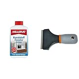 MELLERUD Kunststoff Fenster Reiniger 1,0 L, 2001001544 & Avit AV12021 Universal-Schaber