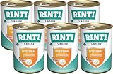 RINTI-Canine Bundle Intestinal Rind | 6 x 400g Diät-Nassfutter für Hunde | fettarm & leicht verdaulich | inkl. Alpha Spirit Snack gratis