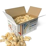 WOOLOO Premium Holzwolle-Anzünder 1,5kg (ca. 150 Stück) | Öko Kaminanzünder & Grillanzünder aus Holzwolle & Wachs | Lange Brenndauer, geruchlos & rückstandsfrei | PEFCzertifiziert