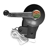 Schirmpfostenkurbel - Strandschirmkurbel, mit Ersatz für Deckkurbel | Kurbelgriff für Terrassenschirme drehbar verstellbar, Kurbelgriff für Sonnenschirm