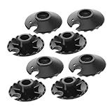 TOYANDONA 8 Stück Wanders Töcke Zubehör Korb Für Trekkingstöcke Ersatzzubehörset Trekkingstöcke Schlammkörbe Black Plastik