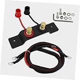 ABOOFAN Hochspannungs Batterie starthilfekabel Kompatibel mit Can am Wasserdichter Dünner Kabelanschluss Langlebige Batterieklemmen für Auto Boot Traktor und ATV Installieren