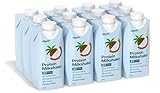 Vilgain Protein Milkshake, 33g Eiweiß pro Portion, Laktosearm, Fertiger Milchproteinshake, Hochwertige Zutaten, Ohne Künstliche Zusätze, Mit Stevia Gesüßt (12x 330ml, Kokosnuss)