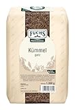 Fuchs Professional - Kümmel ganz | Ungemahlen, zum Würzen von Bratkartoffeln oder Krautgerichten | Profi-Qualität für Großverbraucher und Gastronomie | 1 kg im recyclebaren Beutel