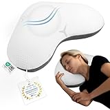 Third of Life Orthopädisches Seitenschläferkissen Twist mit innovativem Intense-Bezug, Memory Foam Kissen gegen Nackenschmerzen, Ergonomisches Kopfkissen für Seitenschläfer & Allergiker