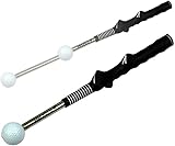 HH-Golf Rhythm Click Sound Teleskop Warm Up Golf Swing Trainer, Korrekturieren Gesturer Trainingshilfe für Tempo, Strength Practice Stick
