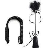 Feder Gerten peitsche Federkitzler mit Flogger Reiten erotische Peitsche Sex Spielzeug Zubehör für BDSM SM Erwachsene