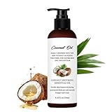 Kokosöl 250 ml, Coconut Oil für Haare Gesicht und Körper, Feuchtigkeitsspendendes und Beruhigendes Kokosöl Flüssig, Natürliches Kokosnuss körperöl, Coconut Ätherische Öle für Massage, Body Oil Pflege