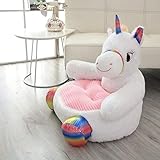 Pelande Kinder Plüsch Kinderstuhl Komfort Sessel Tier Sofa Sitz (Einhorn,02)