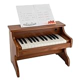 Klavier für Kinder 42.5x23.5x29.5cm, 25 Tasten Kinder-Klavier für Anfänger, Mini Musik Lerninstrument Spielzeug, Holz Klavier für Kleinkinder