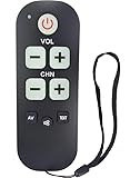TV-Fernbedienung mit großen Tasten – Einfach zu bedienen und einzurichten – Universal - ältere Menschen - Senior Fernbedienung