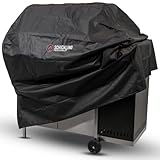 Schickling Grillabdeckung Wetterfest Klein - Abdeckhaube Grill - wasserdichte Grillhaube - BBQ Cover - 103(H) x 56(T) x 108(B) cm - UV Beständig - Material PVC 600D - Passend für Willi & Henry L