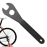 Fahrradpedalschlüssel – Fahrrad-Reparatur-Pedalschlüssel, Karbonstahlschlüssel, tragbares Pedalwerkzeug mit rutschfestem Griff für Mountainbikes, für 15 mm/16 mm/17 mm/18 mm/19 mm