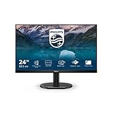 Philips 242S9JAL - 24 Zoll Full HD Monitor, AdaptiveSync, Laustprecher (1920x1080, 75 Hz, VGA, HDMI, DisplayPort, USB Hub) schwarz