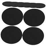 YARNOW 12 Stück Beinpolster Für Billardtische Billardtisch-nivelliergerät Größe Billardtisch -beinpolster Nivellierer Schwarz Fuß Beine Billardtischbein Einstellbar Tischzubehör Black Eva