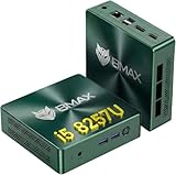 BMAX Mini PC Intel Core i5-8257U (Bis zu 3,9GHz, 4C/8T) 16GB DDR4 512GB SSD, Micro Desktop Computer Für Büro/Heimkino/Meeting/Business/Trip 【WiFi6丨Bluetooth5,2丨DP丨HDMI丨Dual Display丨Win 11 Pro】