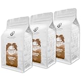 RÖSTTROMMEL Kaiserburg, KAFFEE, Ganze Kaffee-Bohnen 3x1kg, 100% Arabica, Röstung 4/10, Brasilien, Geschmack: Milchschokolade - Karamell - Vanille, nachhaltiger Spitzenkaffee, ausgezeichnete Kaffeefarm