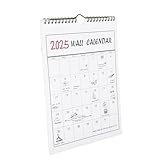 EXCEART Kalender Für Die Tägliche Nutzung Des Zimmers Kalenderwand Digitale Kalenderplanerwand Büromaterial Für Frauen Kalender Für Die Wand Tageskalender Monatskalender Papier