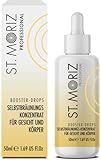 St Moriz Professional Tan Boosting Face Drops, zur Hautpflege hinzufügen für individuelle Bräune, hell bis dunkel 50ml